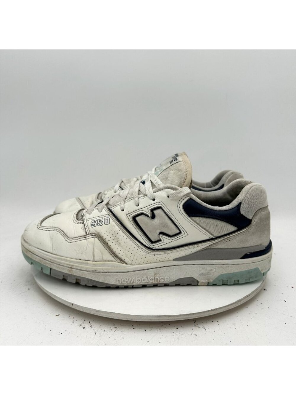New Balance 550 Men Se 12D BB550WCA Beige Vintage Indigo Low Top Training Shoes